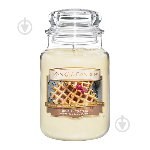 Свеча ароматическая Yankee Candle Belgian Waffles 623 г - фото 1