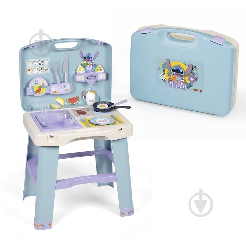 Кухня Smoby Дисней Стич в кейсе 7600311909 - фото 1 Кухня Smoby Дисней Стич в кейсе 7600311909 - фото 1