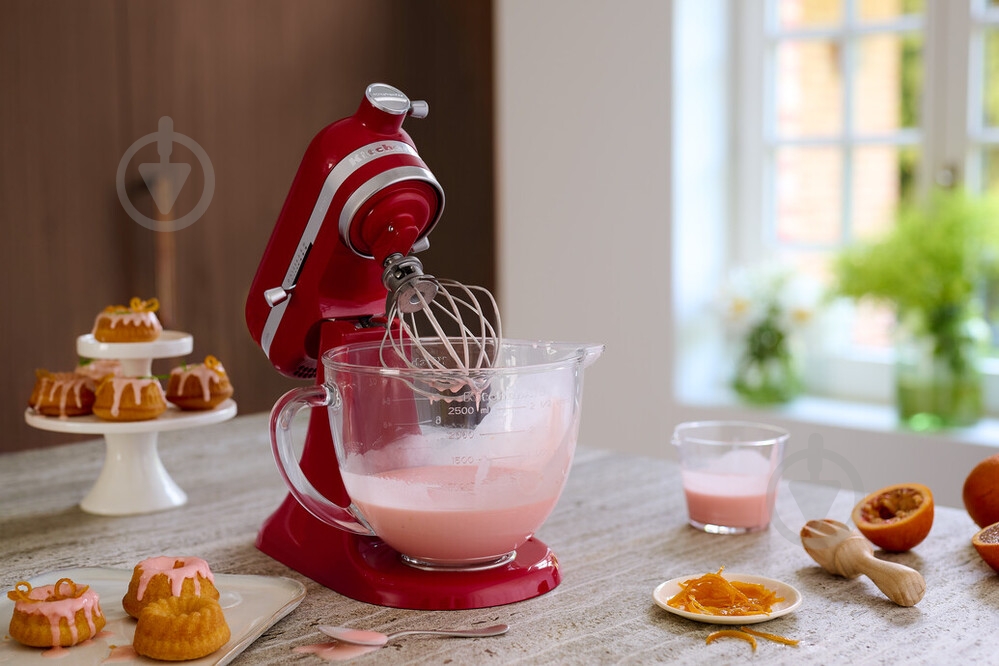 Кухонна машина KitchenAid Artisan Mini 5KSM3311XEER з відкидним блоком червоний - фото 8