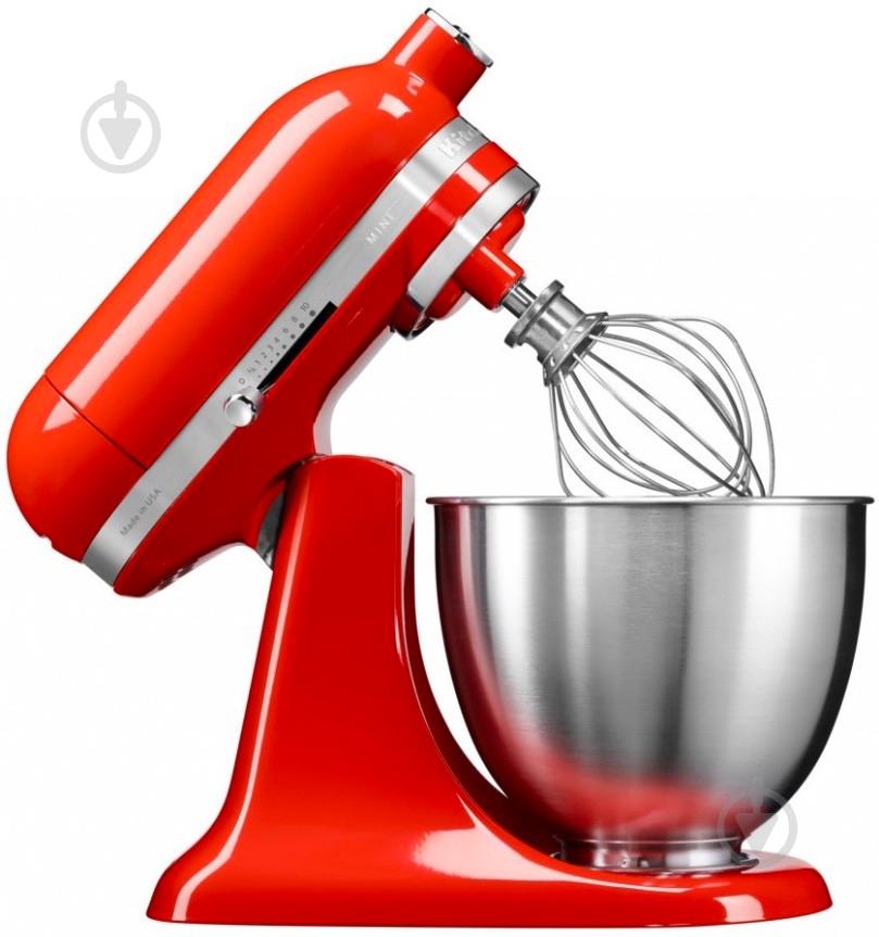 Кухонна машина KitchenAid Artisan Mini 5KSM3311XEER з відкидним блоком червоний - фото 13