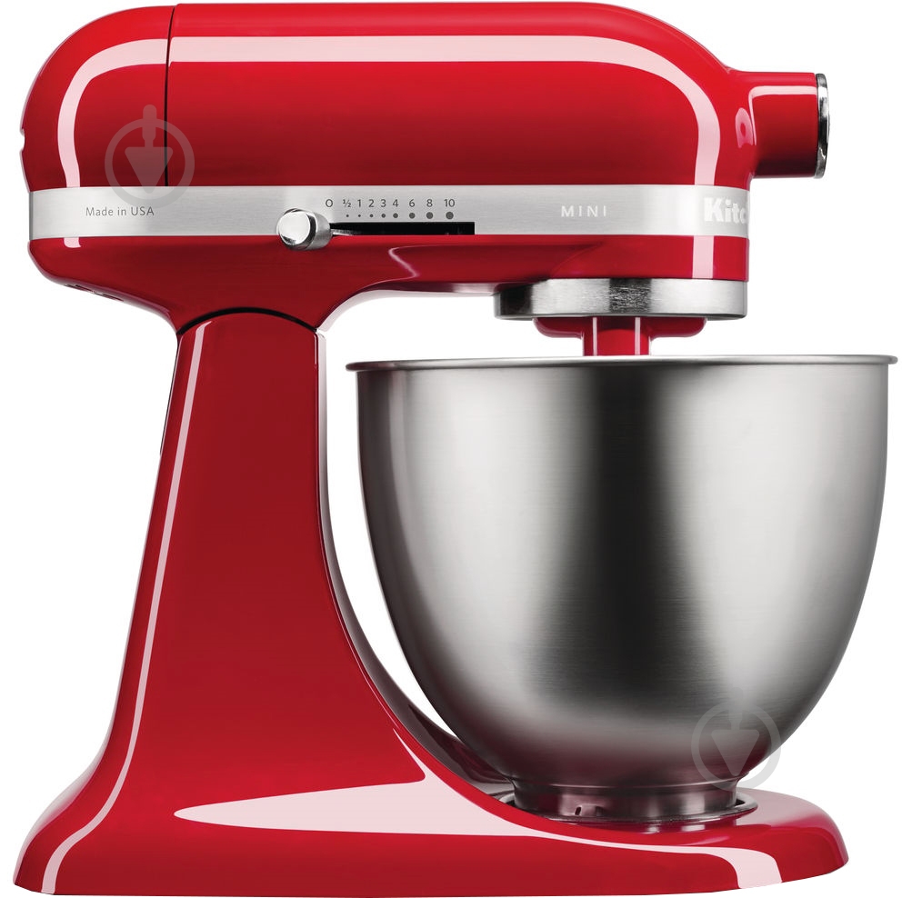 Кухонна машина KitchenAid Artisan Mini 5KSM3311XEER з відкидним блоком червоний - фото 4