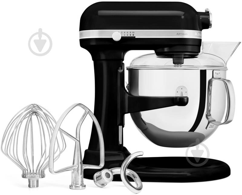 Кухонна машина KitchenAid Artisan 5KSM7580XEOB з підйомною чашею чорний - фото 24