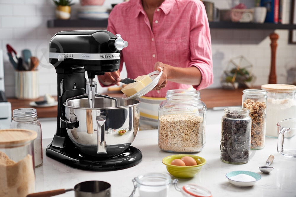 Кухонна машина KitchenAid Artisan 5KSM7580XEOB з підйомною чашею чорний - фото 17