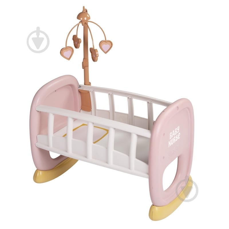 Колыбель Smoby Бэби Ньорс с мобилем 7600220390 - фото 1