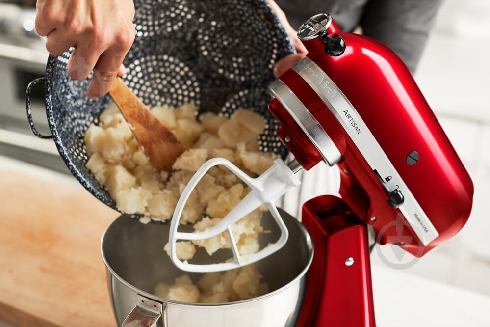 Кухонна машина KitchenAid Artisan 4,8 л 5KSM185PSECA з відкидним блоком карамельне яблуко - фото 15
