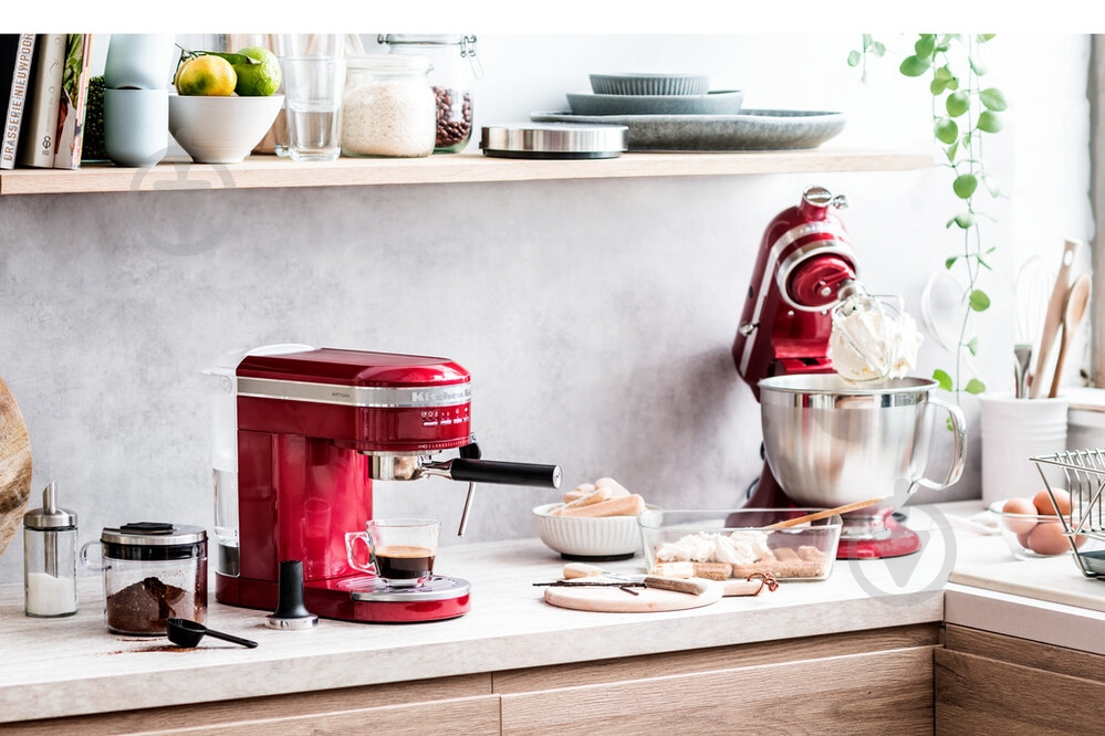 Кухонна машина KitchenAid Artisan 4,8 л 5KSM185PSECA з відкидним блоком карамельне яблуко - фото 17