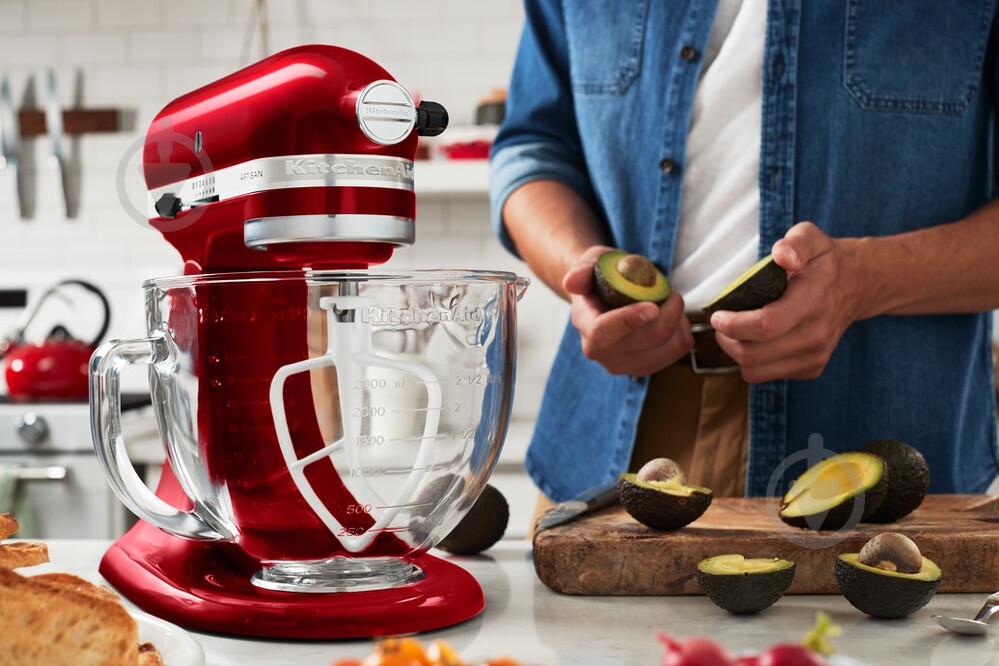 Кухонна машина KitchenAid Artisan 4,8 л 5KSM185PSECA з відкидним блоком карамельне яблуко - фото 20