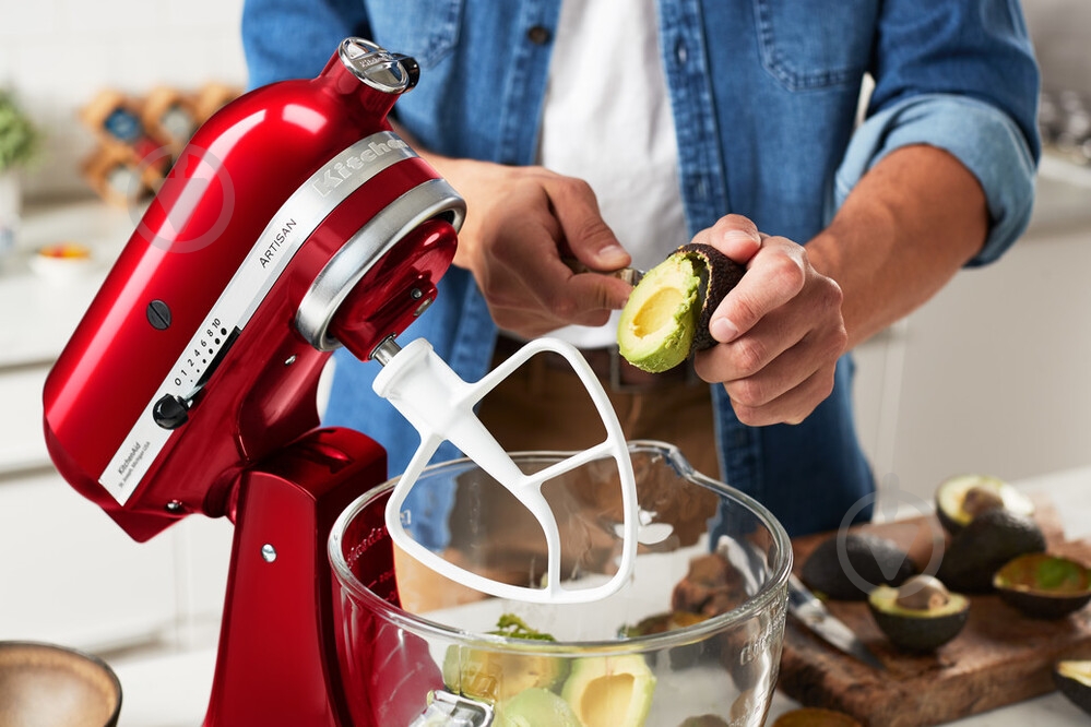 Кухонна машина KitchenAid Artisan 4,8 л 5KSM185PSECA з відкидним блоком карамельне яблуко - фото 14