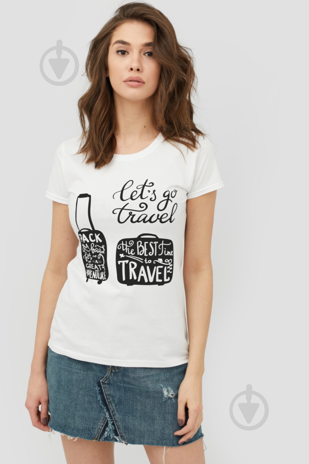 Футболка YAPPI Basic WW1030 р.M белый - фото 1 Футболка YAPPI Basic WW1030 р.M белый - фото 1