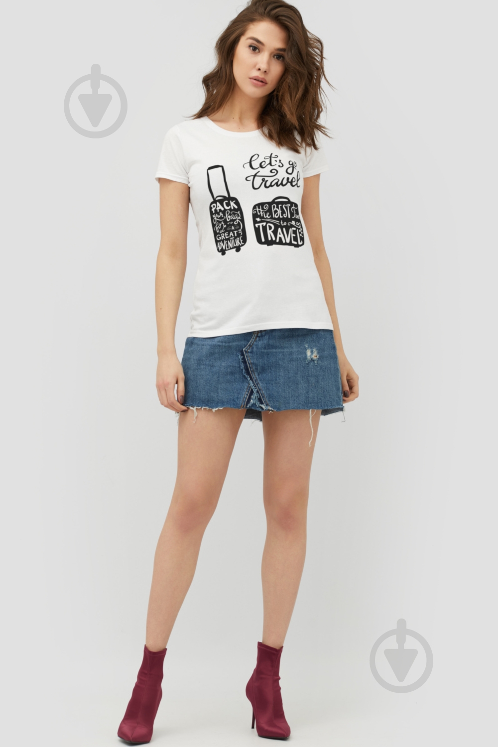 Футболка YAPPI Basic WW1030 р.M белый - фото 2 Футболка YAPPI Basic WW1030 р.M белый - фото 2