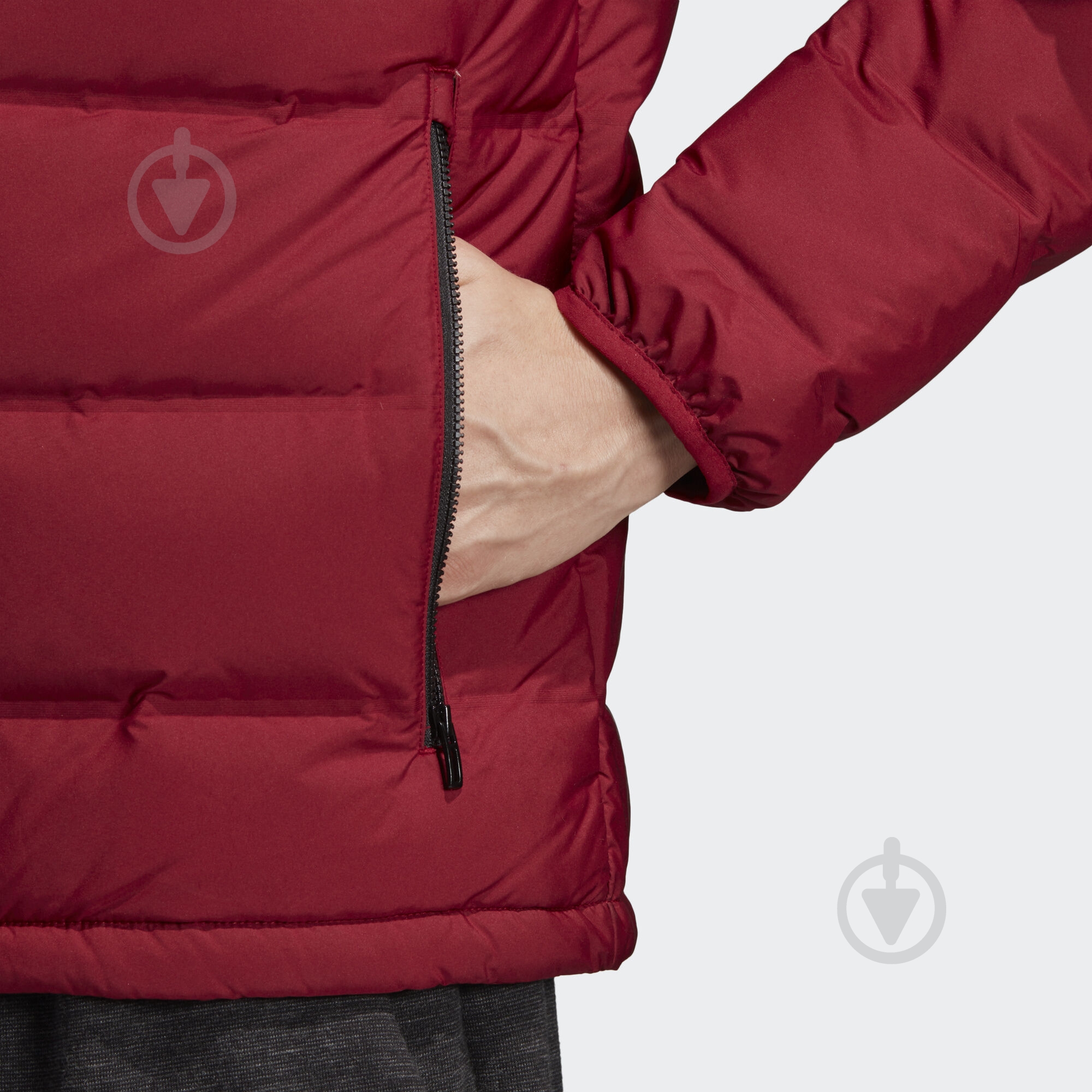 Пуховик мужской демисезонный Adidas Helionic Ho Jkt DZ1426 р.M бордовый - фото 8 Пуховик мужской демисезонный Adidas Helionic Ho Jkt DZ1426 р.M бордовый - фото 8