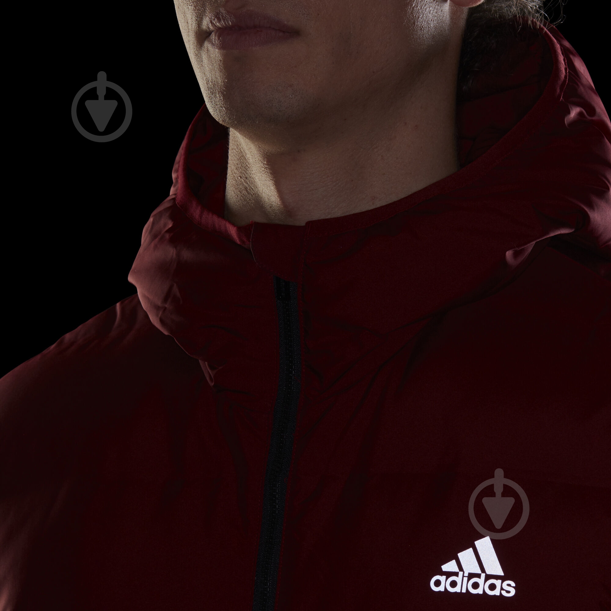 Пуховик мужской демисезонный Adidas Helionic Ho Jkt DZ1426 р.M бордовый - фото 7 Пуховик мужской демисезонный Adidas Helionic Ho Jkt DZ1426 р.M бордовый - фото 7