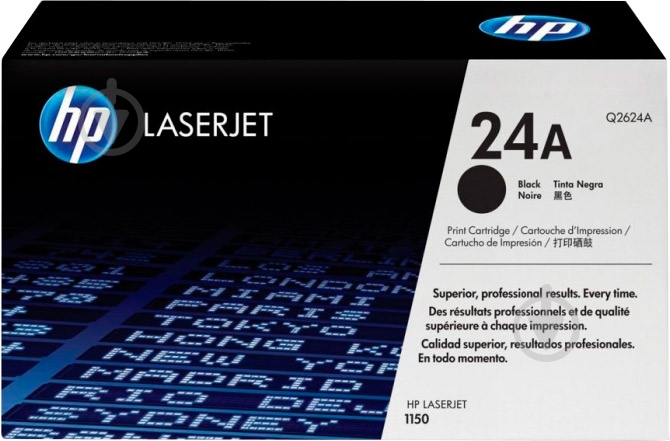 Картридж HP  24A Black Q2624A черный Q2624A - фото 1