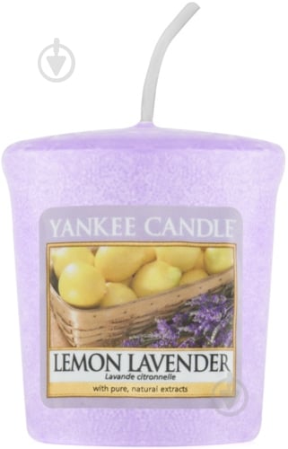 Свеча ароматическая Yankee Candle Lemon Lavender 49 г - фото 1