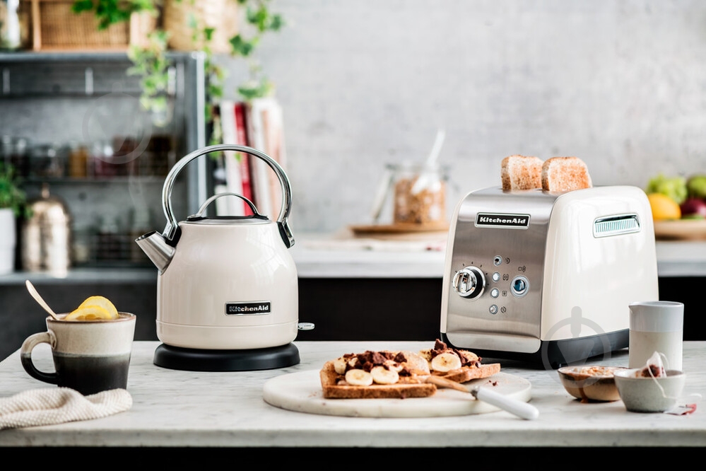 Тостер KitchenAid 5KMT221EAC на 2 тости кремовий - фото 10