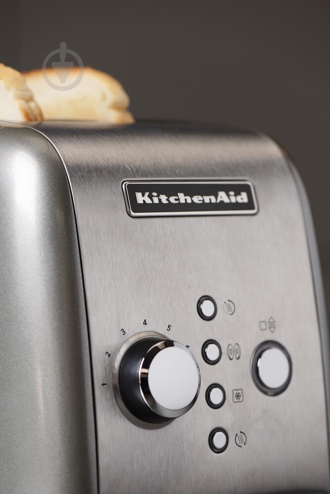 Тостер KitchenAid 5KMT221ECU на 2 тости сріблястий - фото 3