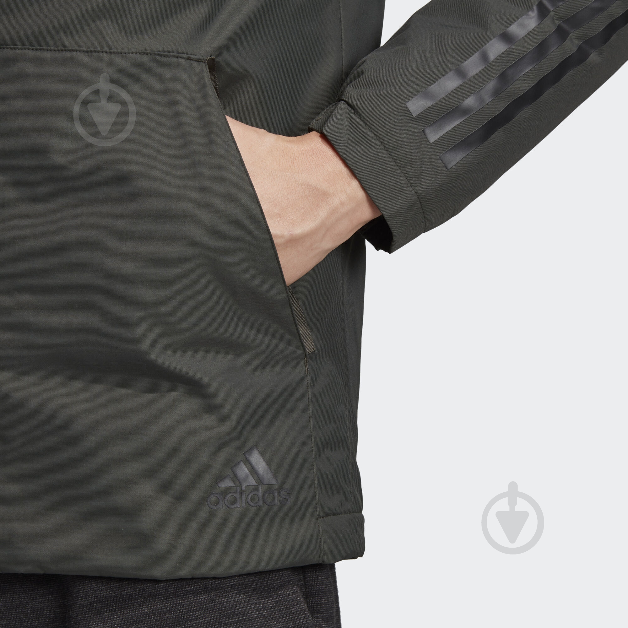 Куртка Adidas XPLORIC 3S DZ1429 р.L зеленая - фото 9