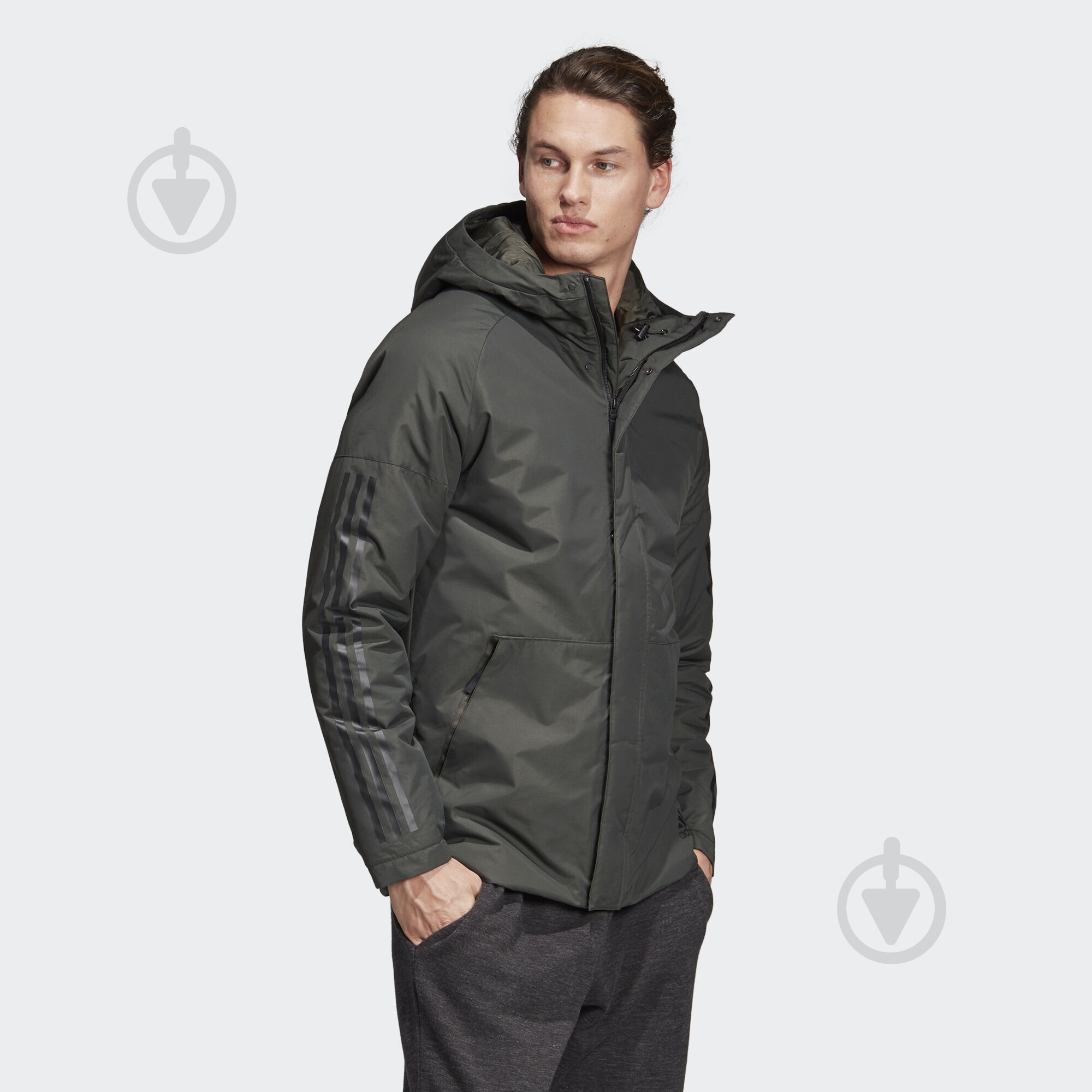 Куртка Adidas XPLORIC 3S DZ1429 р.L зеленая - фото 4