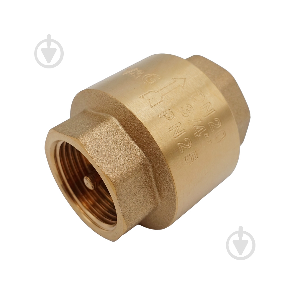 Клапан обратный V&G VALOGIN 3/4" с латунным штоком VG-401102 - фото 4