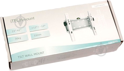 Кріплення для телевізора ITECHmount PLB-6 похилі 17"-37" білий - фото 2