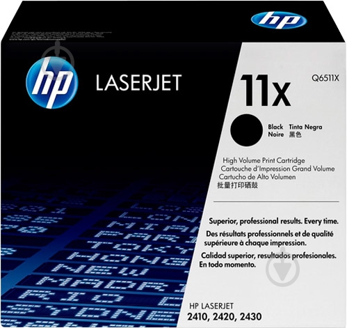 Картридж HP  11X Black Q6511X черный Q6511X - фото 1