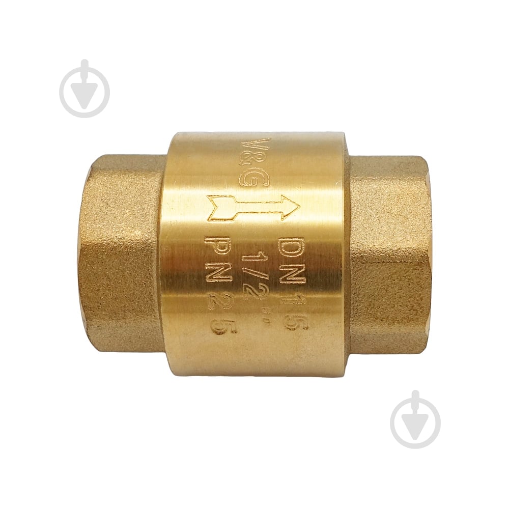 Клапан обратный V&G VALOGIN 1/2" с латунным штоком VG-401101 - фото 3 Клапан обратный V&G VALOGIN 1/2" с латунным штоком VG-401101 - фото 3