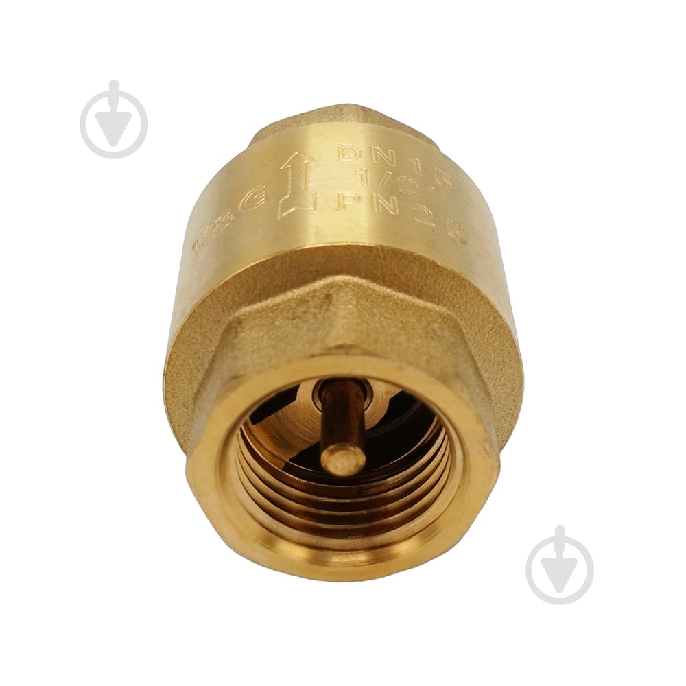 Клапан обратный V&G VALOGIN 1/2" с латунным штоком VG-401101 - фото 2 Клапан обратный V&G VALOGIN 1/2" с латунным штоком VG-401101 - фото 2