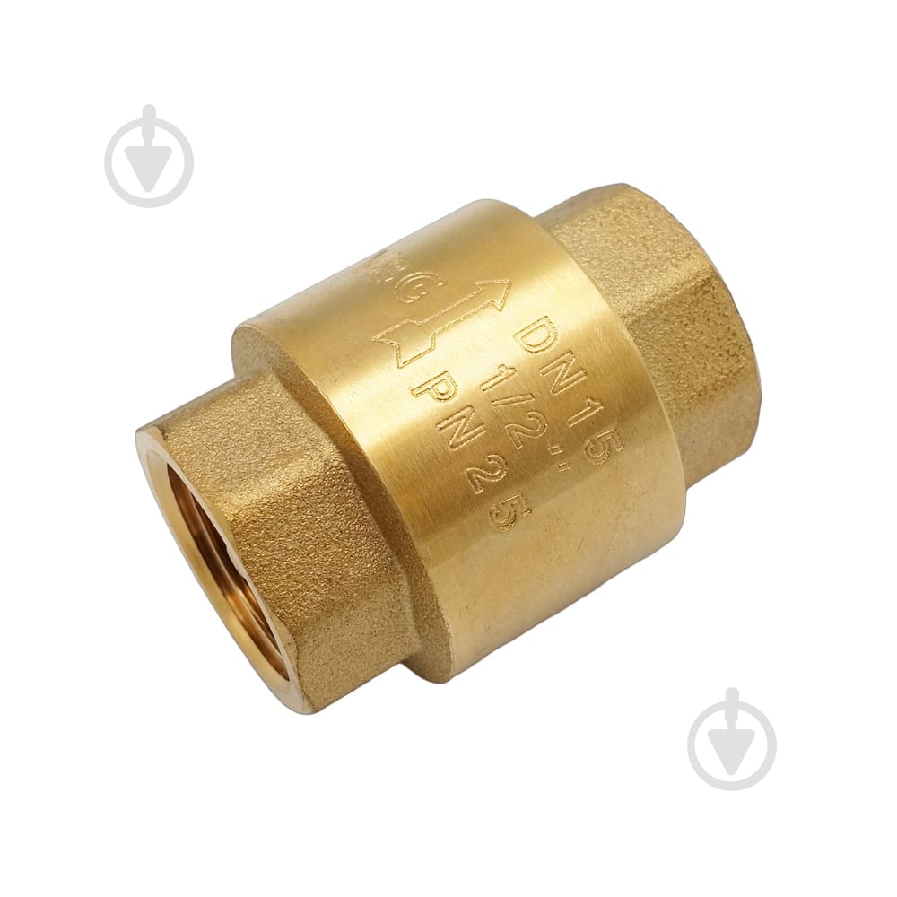 Клапан обратный V&G VALOGIN 1/2" с латунным штоком VG-401101 - фото 4 Клапан обратный V&G VALOGIN 1/2" с латунным штоком VG-401101 - фото 4