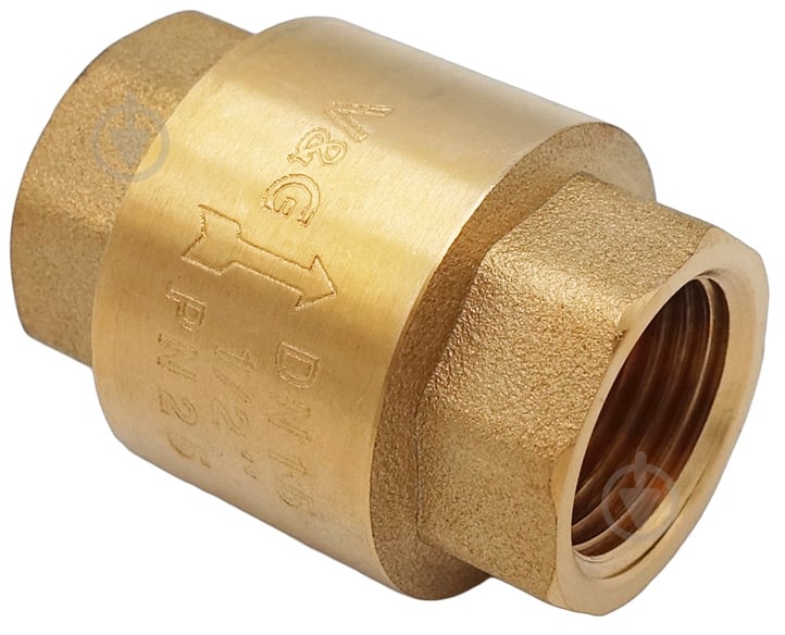 Клапан обратный V&G VALOGIN 1/2" с латунным штоком VG-401101 - фото 1 Клапан обратный V&G VALOGIN 1/2" с латунным штоком VG-401101 - фото 1