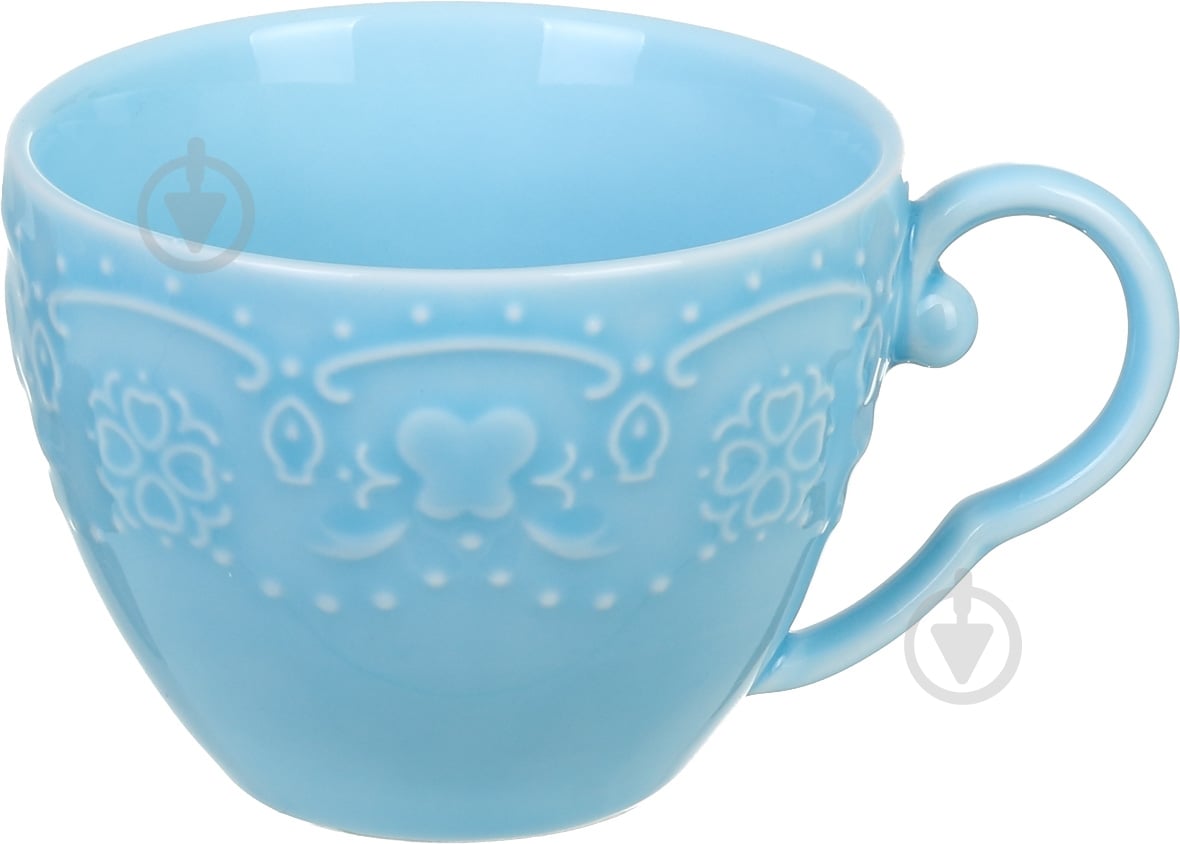 Чашка з блюдцем Astera Paradise Blue 200 мл A0530-RS05B - фото 2