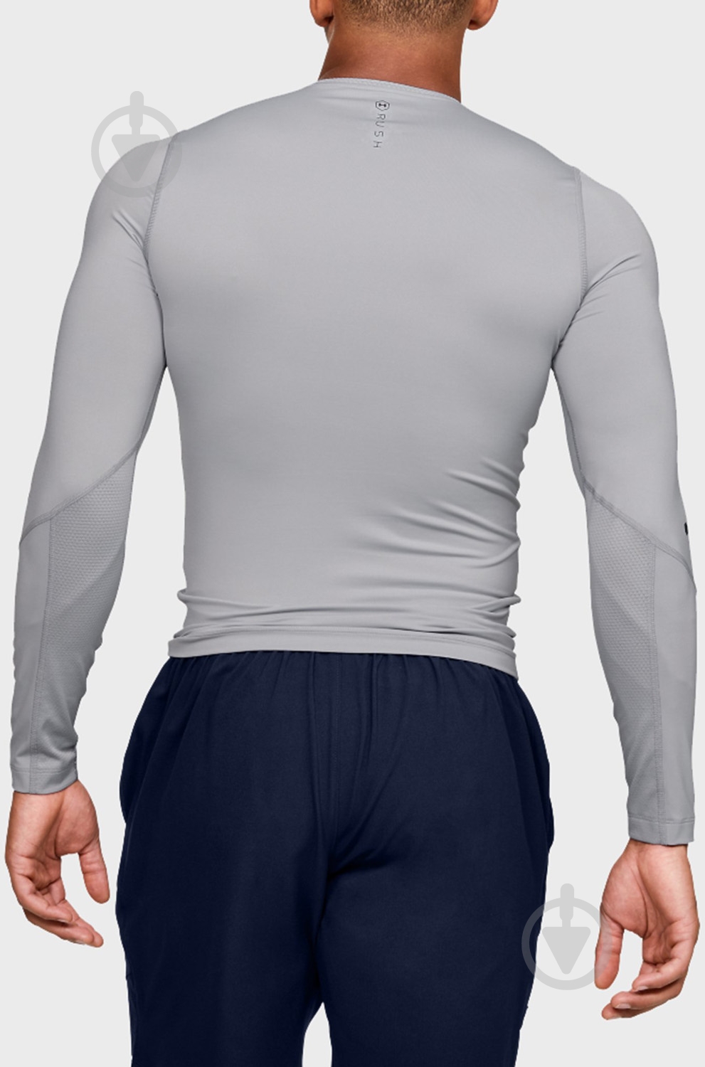 Лонгслив Under Armour HG Rush Compression 1353447-011 р.S серый - фото 4 Лонгслив Under Armour HG Rush Compression 1353447-011 р.S серый - фото 4