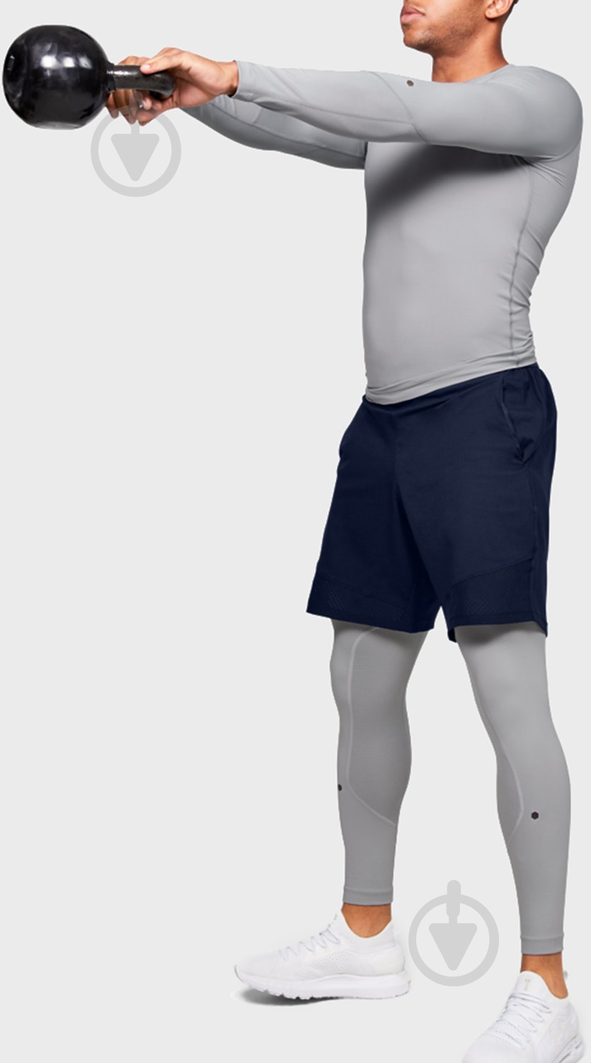 Лонгслив Under Armour HG Rush Compression 1353447-011 р.S серый - фото 6 Лонгслив Under Armour HG Rush Compression 1353447-011 р.S серый - фото 6