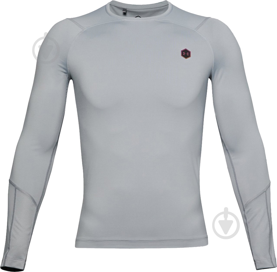 Лонгслив Under Armour HG Rush Compression 1353447-011 р.S серый - фото 1 Лонгслив Under Armour HG Rush Compression 1353447-011 р.S серый - фото 1