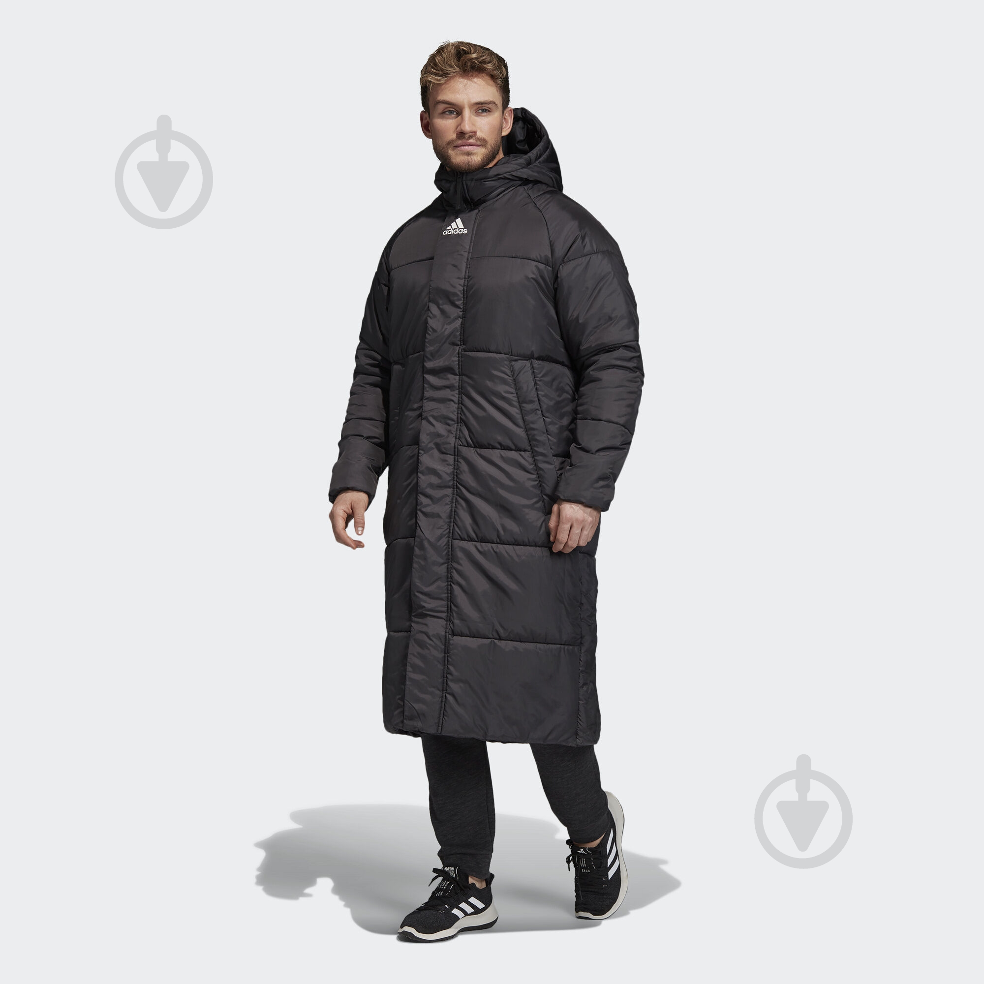 Куртка Adidas BIG BAFFLE LONG DZ1436 р.M черное - фото 3