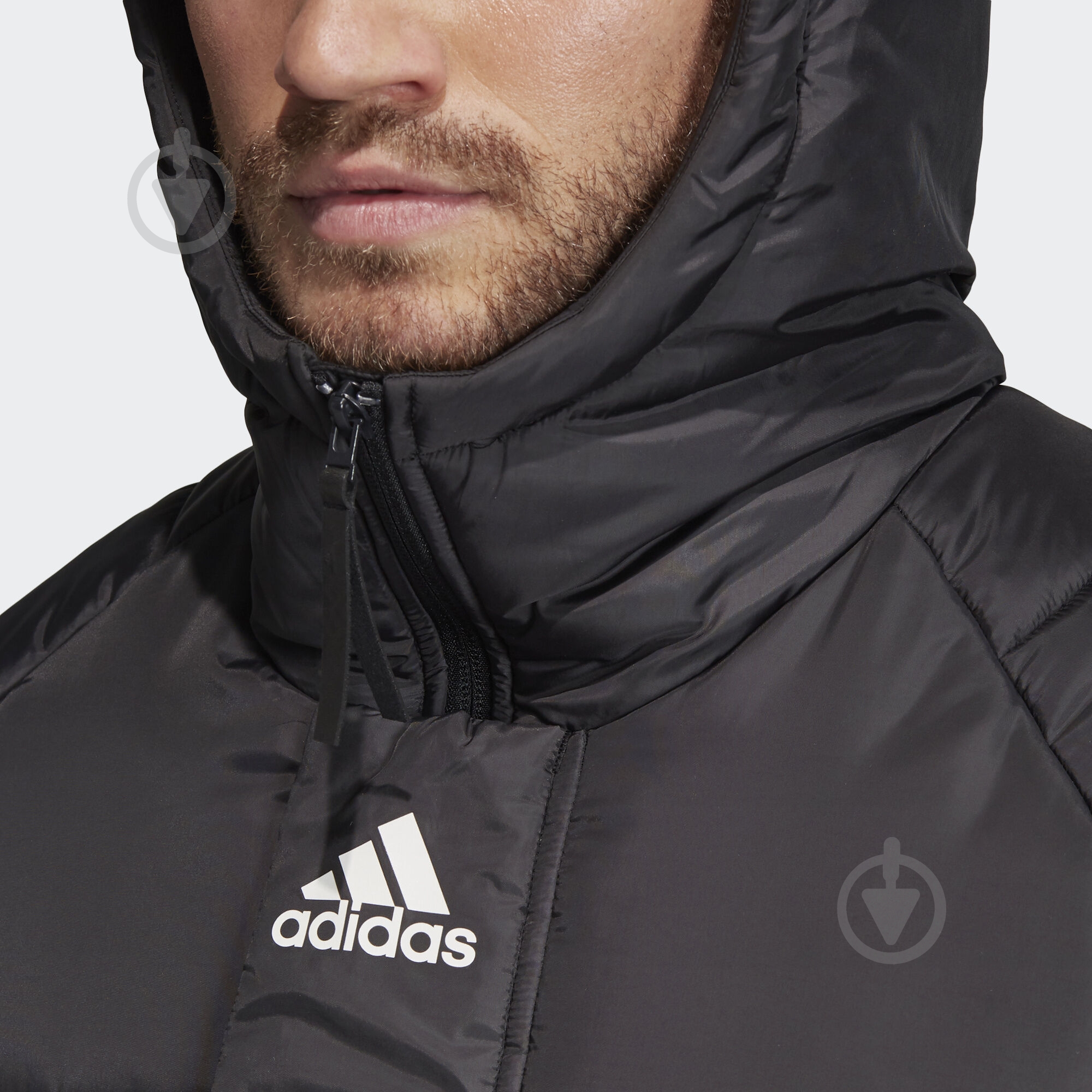 Куртка Adidas BIG BAFFLE LONG DZ1436 р.M черное - фото 5