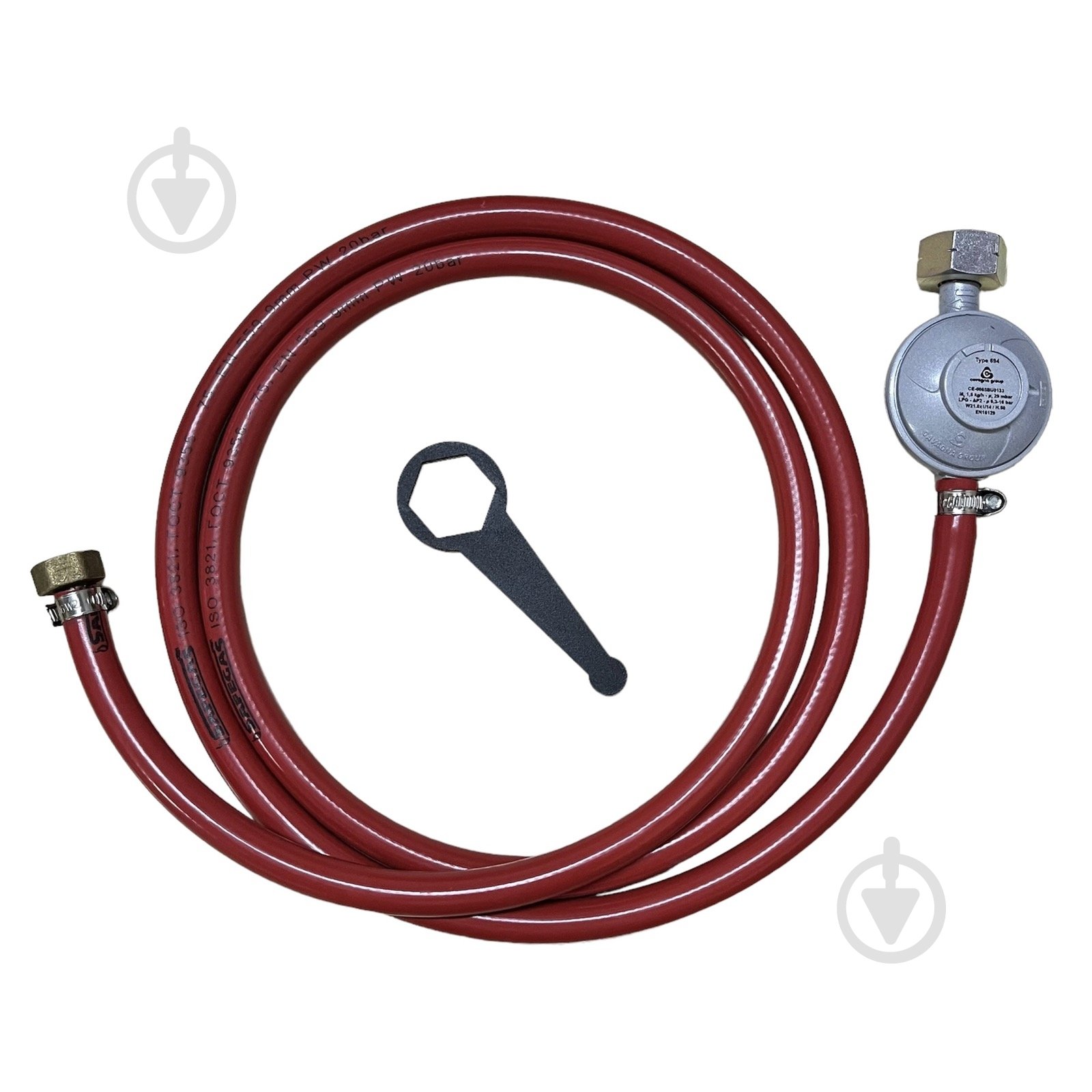 Комплект газового редуктора Safegas для подключения газовой плиты - фото 1