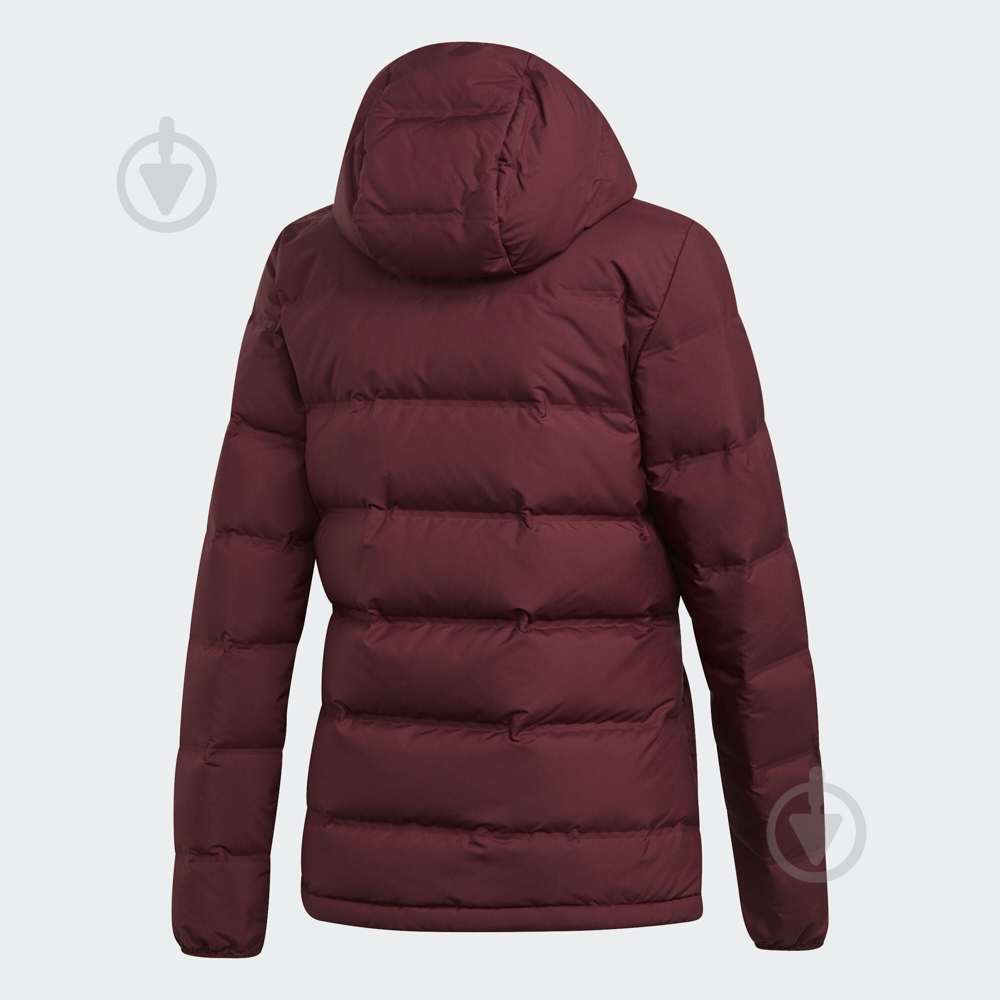 Пуховик женские зимние Adidas W Helionic Ho J DZ1495 р.S бордовый - фото 2