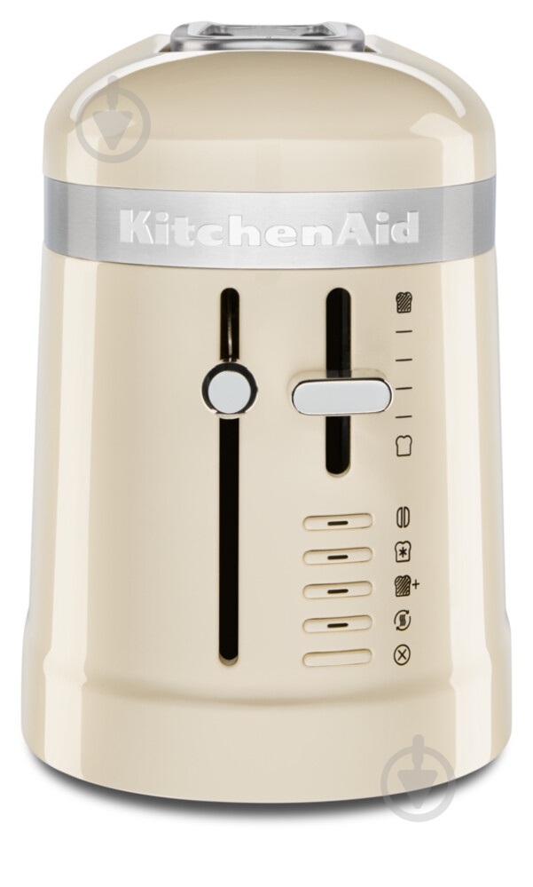 Тостер KitchenAid 5KMT3115EAC DESIGN на 2 тости 1 довгий кремовий слот - фото 2