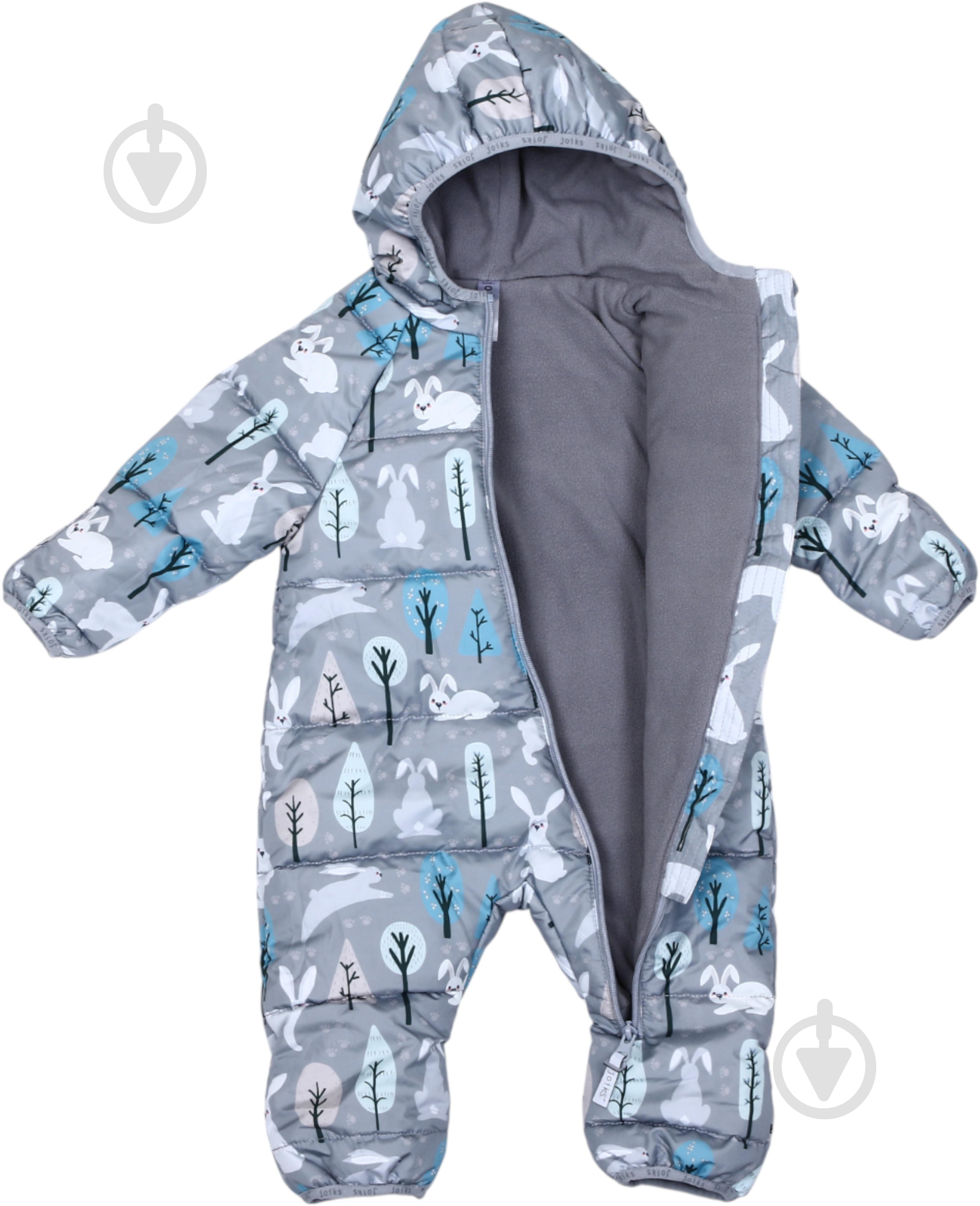 Комбинезон унисекс JOIKS р.68-74 бежевый KGA-49/e - фото 6