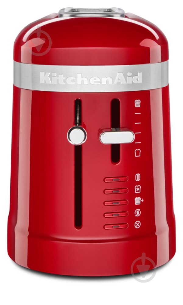 Тостер KitchenAid 5KMT3115EER DESIGN на 2 тости 1 довгий червоний слот - фото 2