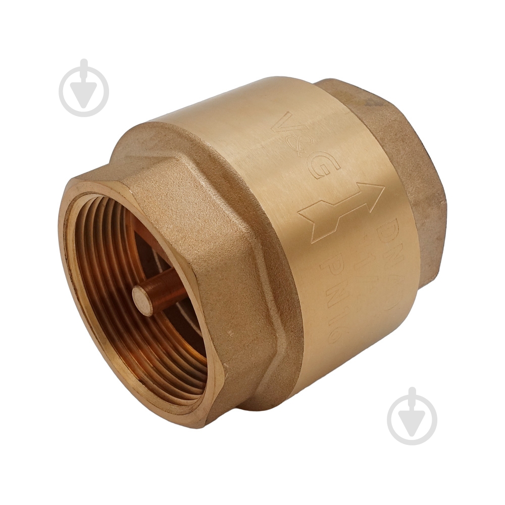Клапан обратный V&G VALOGIN 1 1/2" с латунным штоком VG-401105 - фото 4 Клапан обратный V&G VALOGIN 1 1/2" с латунным штоком VG-401105 - фото 4