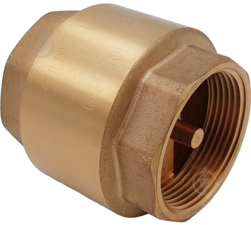 Клапан обратный V&G VALOGIN 1 1/2" с латунным штоком VG-401105 - фото 1 Клапан обратный V&G VALOGIN 1 1/2" с латунным штоком VG-401105 - фото 1