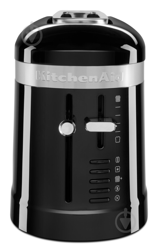 Тостер KitchenAid 5KMT3115EOB DESIGN на 2 тости 1 довгий слот чорний - фото 2