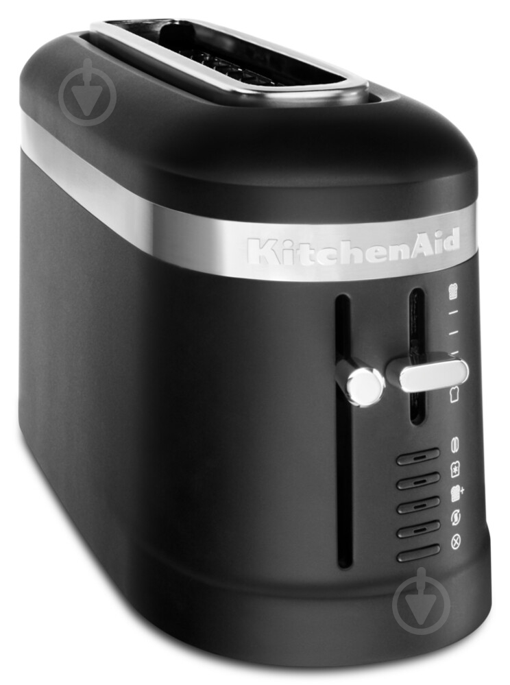 Тостер KitchenAid 5KMT3115EOB DESIGN на 2 тости 1 довгий слот чорний - фото 3