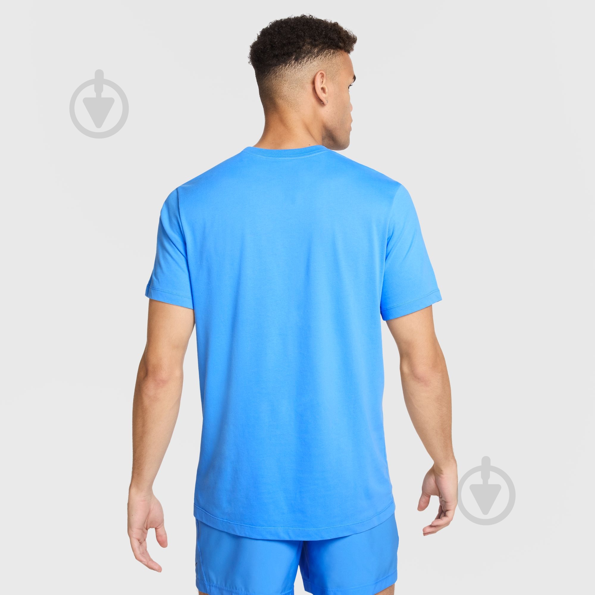 Футболка Nike M NK DF TEE BRAND READ HJ3609-412 р.2XL синий - фото 2