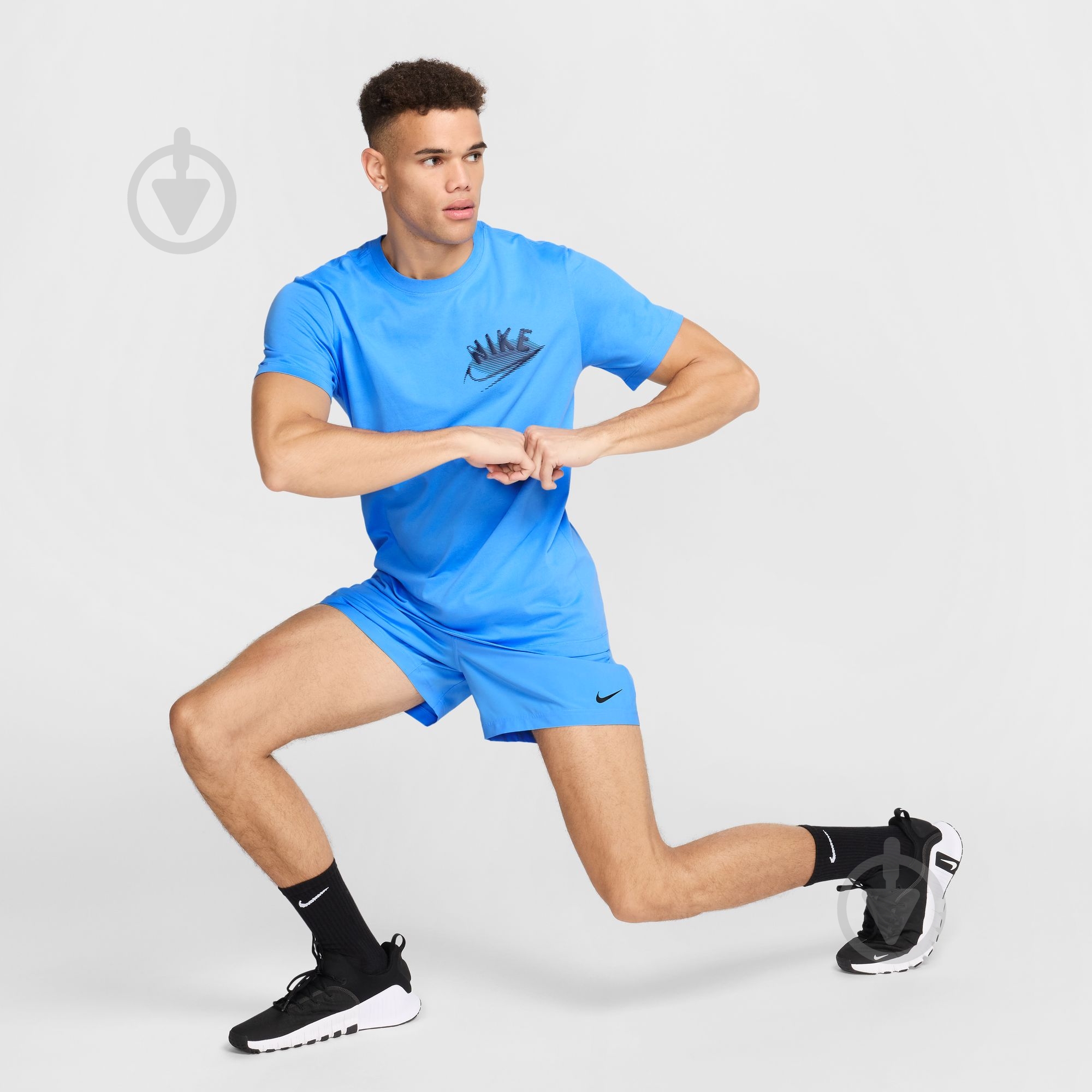 Футболка Nike M NK DF TEE BRAND READ HJ3609-412 р.2XL синий - фото 5