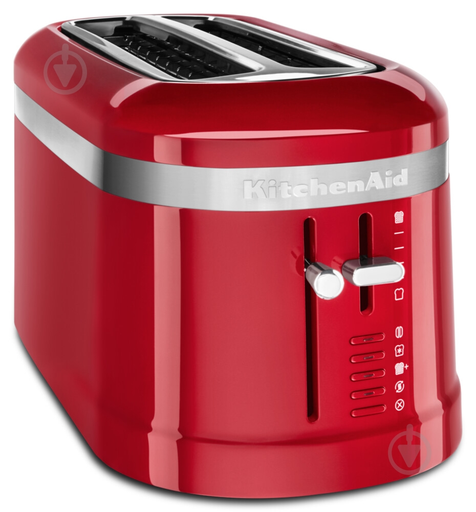 Тостер KitchenAid 5KMT5115EER DESIGN на 4 тости 2 довгі слоти червоний - фото 1