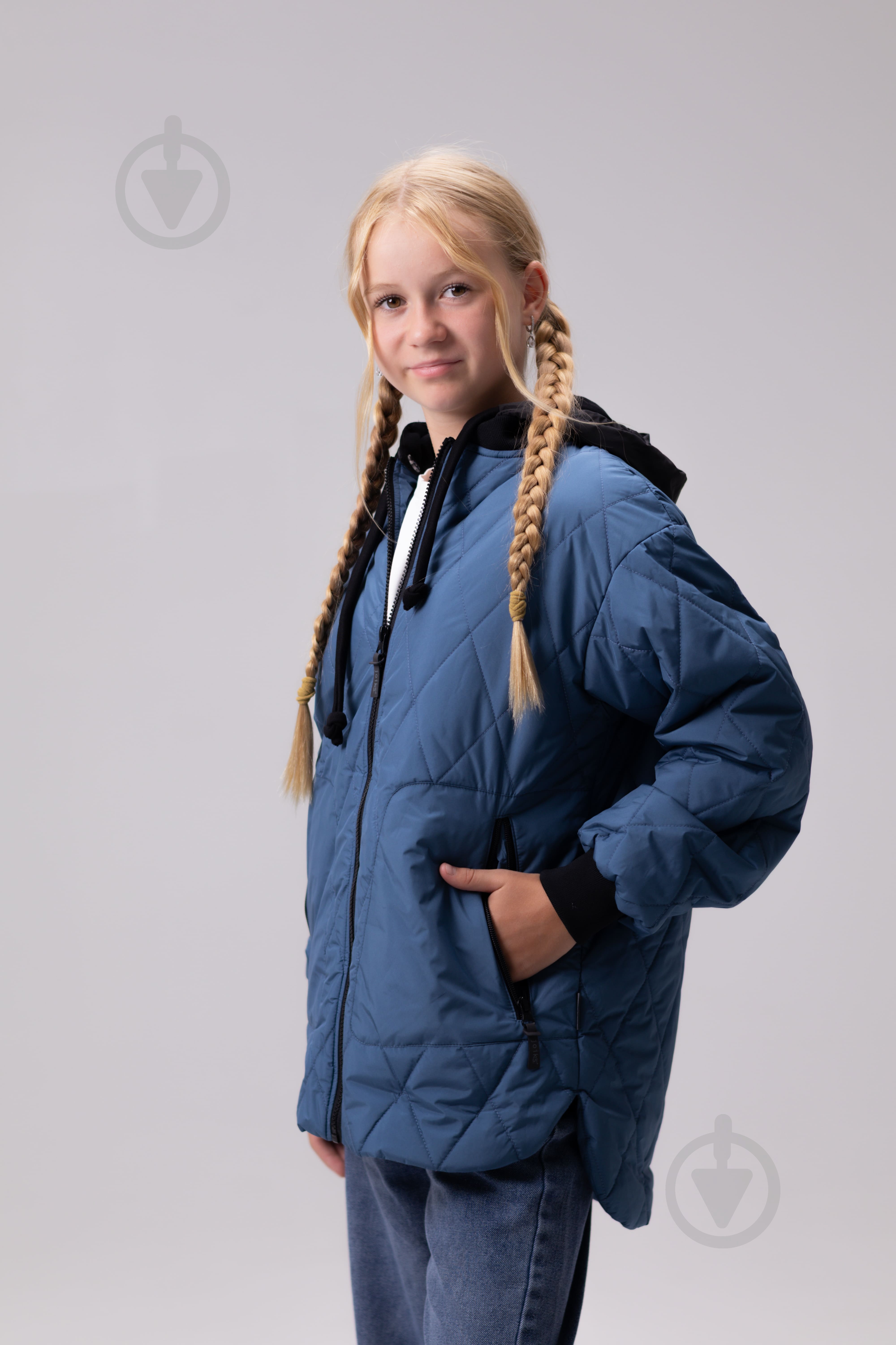 Куртка дитяча унісекс JOIKS р.110 синій CKD-64/e - фото 1