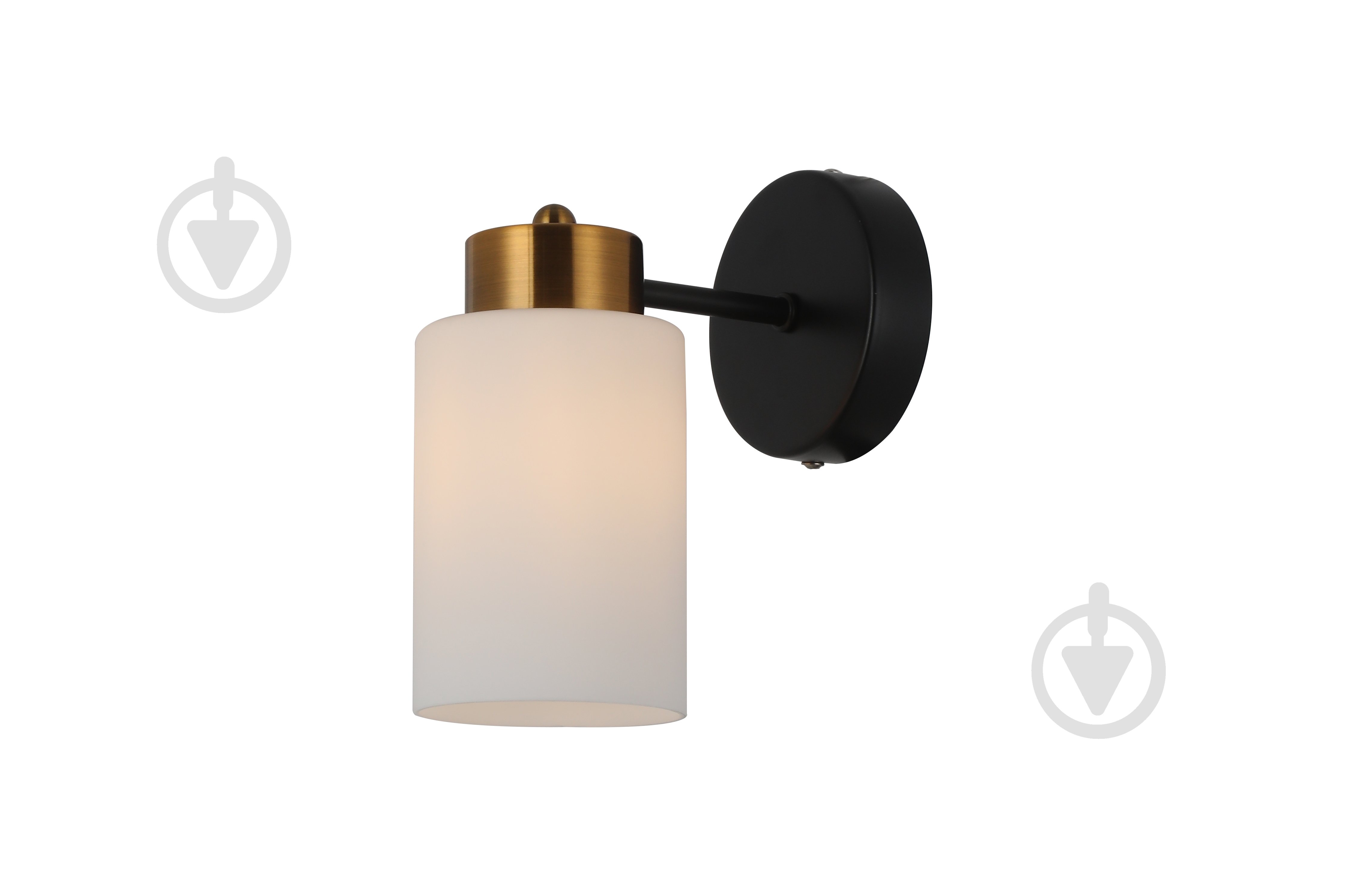 Бра WunderLicht Chatelaine 60 Вт E27 белый/черный OM8339-11 - фото 1