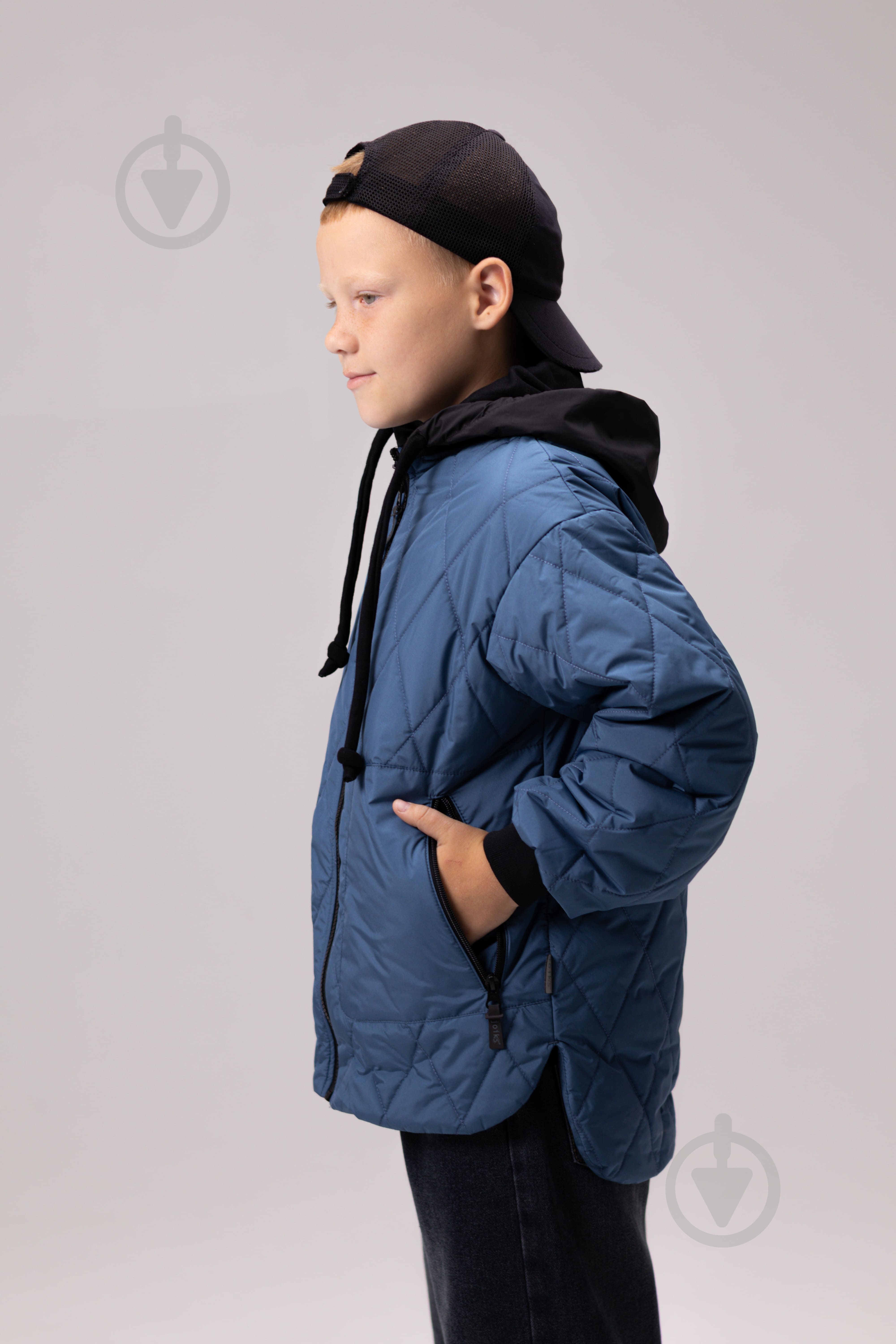 Куртка дитяча унісекс JOIKS р.146 синій CKD-64/e - фото 4